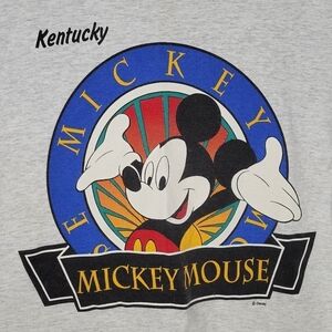 Vintage 90s Disney Mickey Mouse Sherrys Best Kentucky T-Shirt Size Large